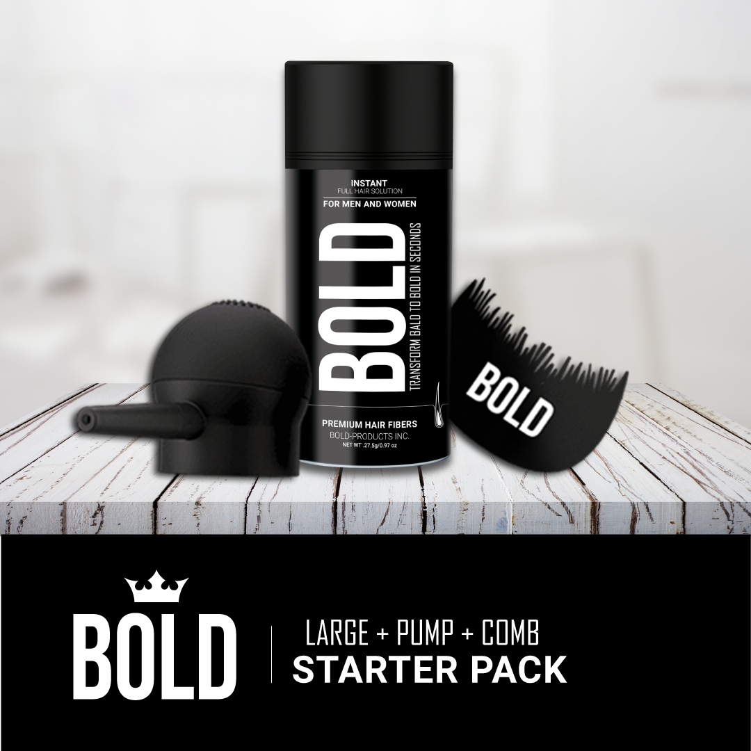 Starter Pack I - Large Bottle + Applicator Pump + Hairline Comb