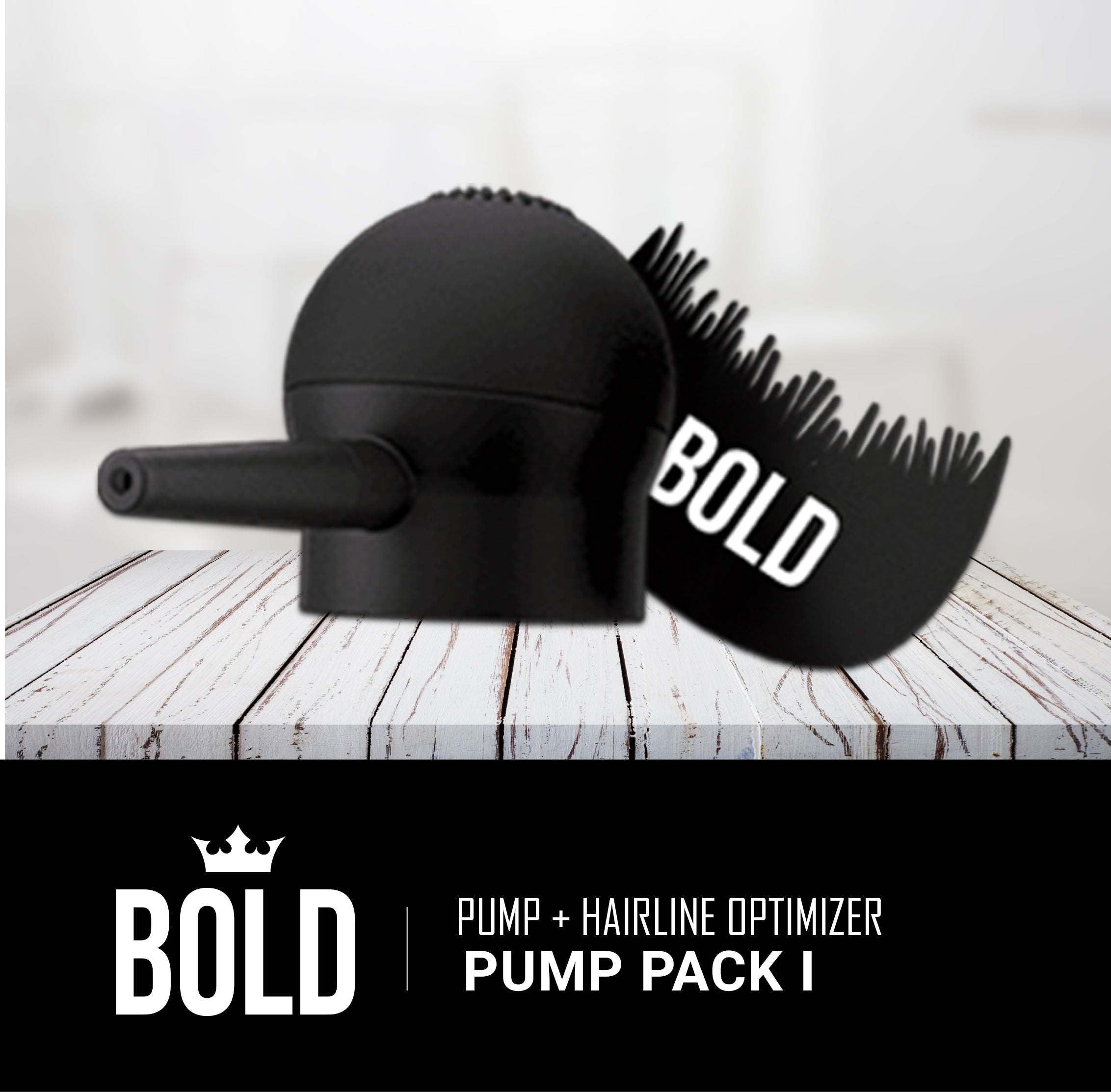 Hair Fibers Applicator Pump + Hairline Optimizer